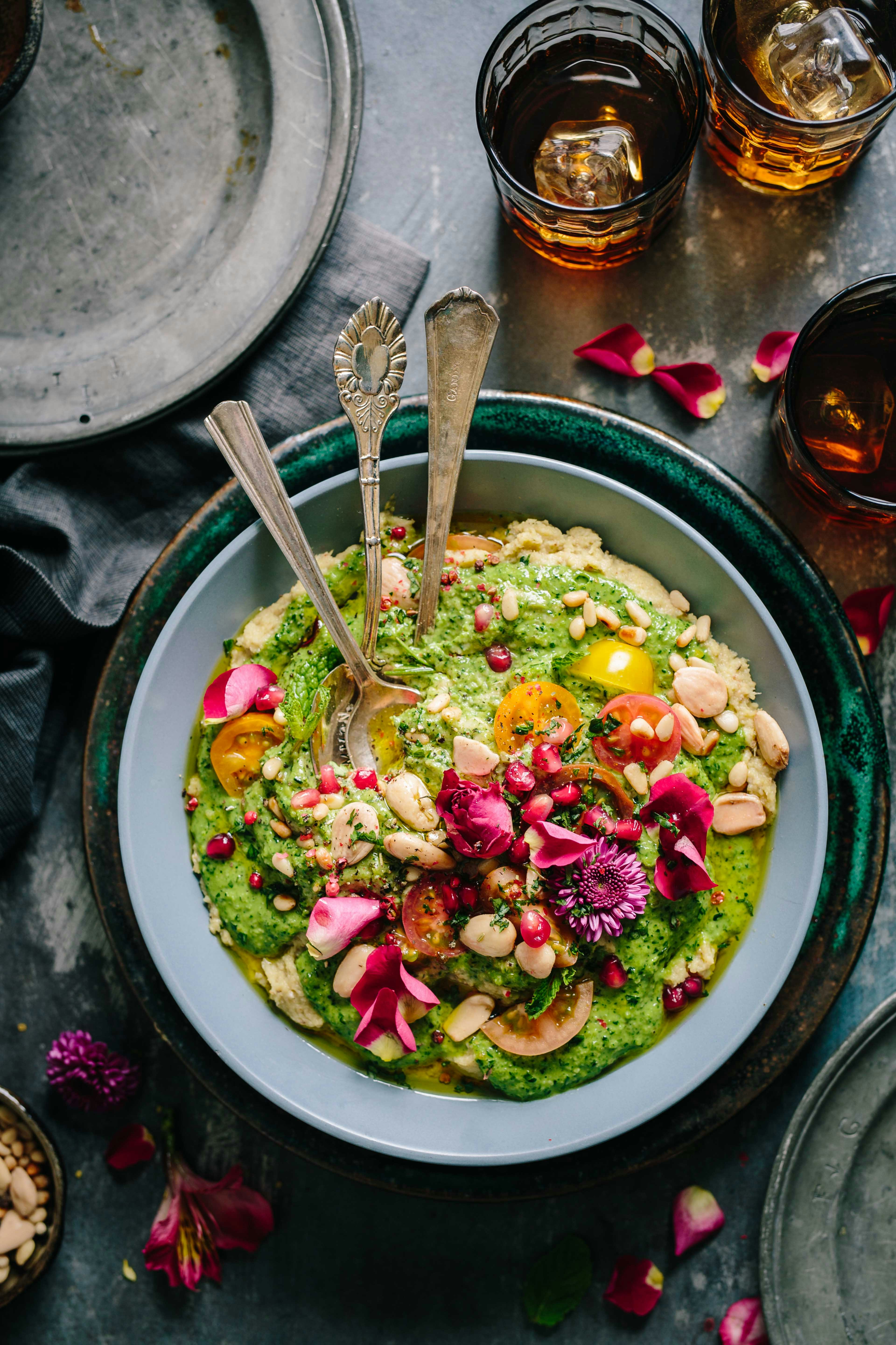 Nourishing vegetarian meal